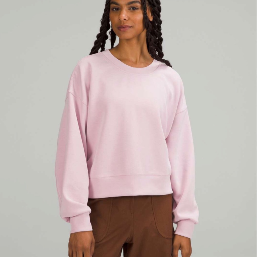 LULULEMON SOFTSTREME PERFECTLY OVERSIZED CROPPED CREW